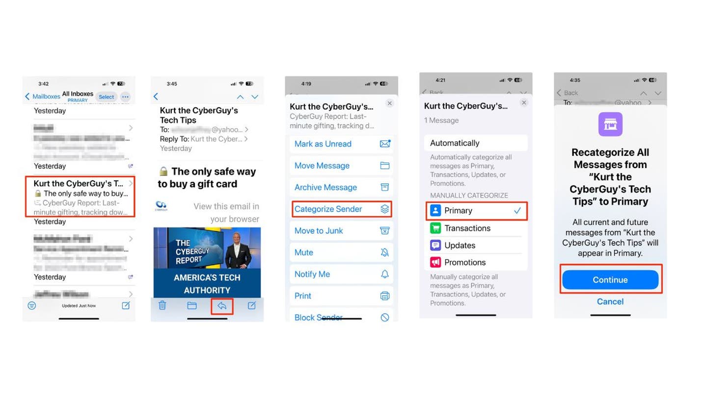 5 apples mail app gets a makeover see whats new with the categorization feature in ios 18.2 1