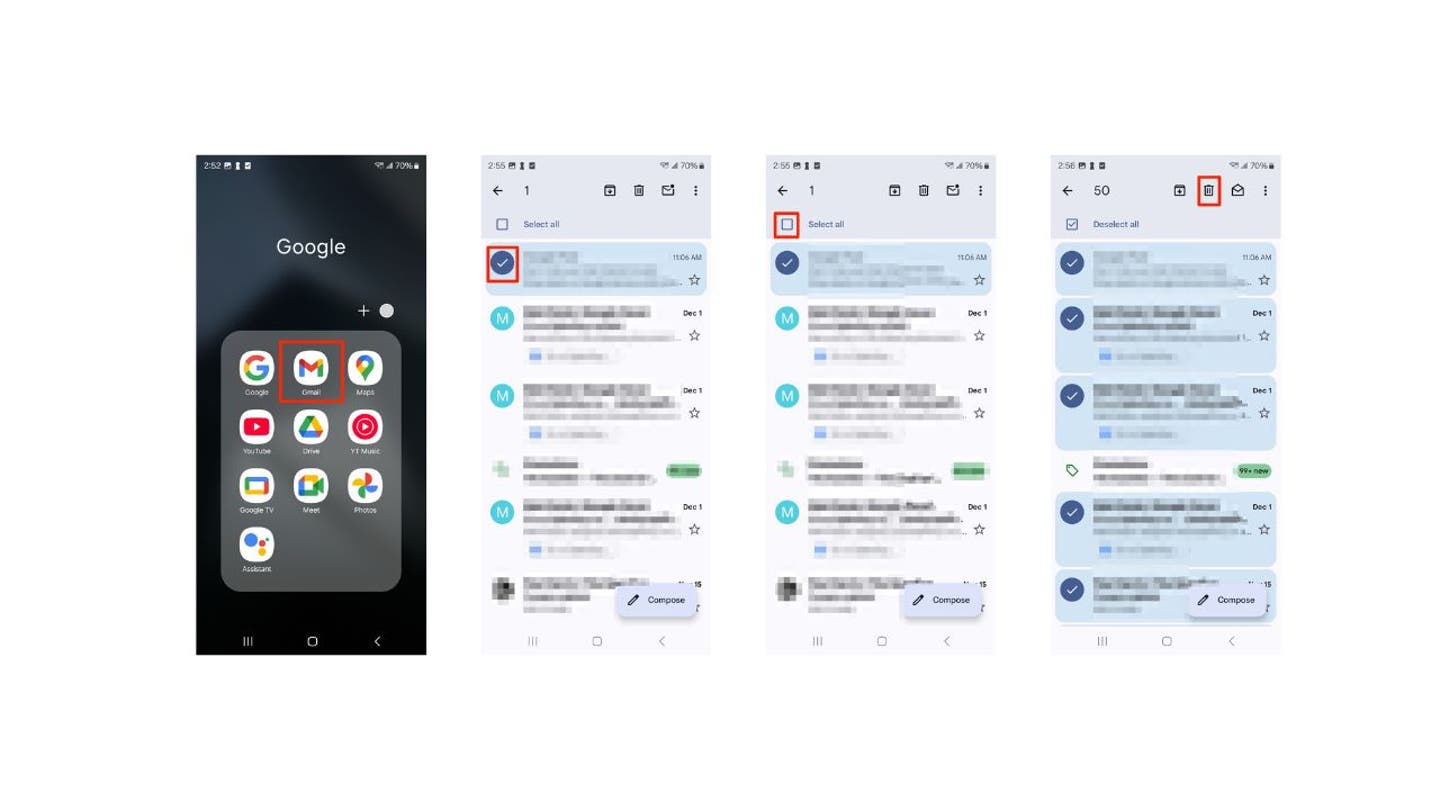 6 how to delete multiple emails at once on android