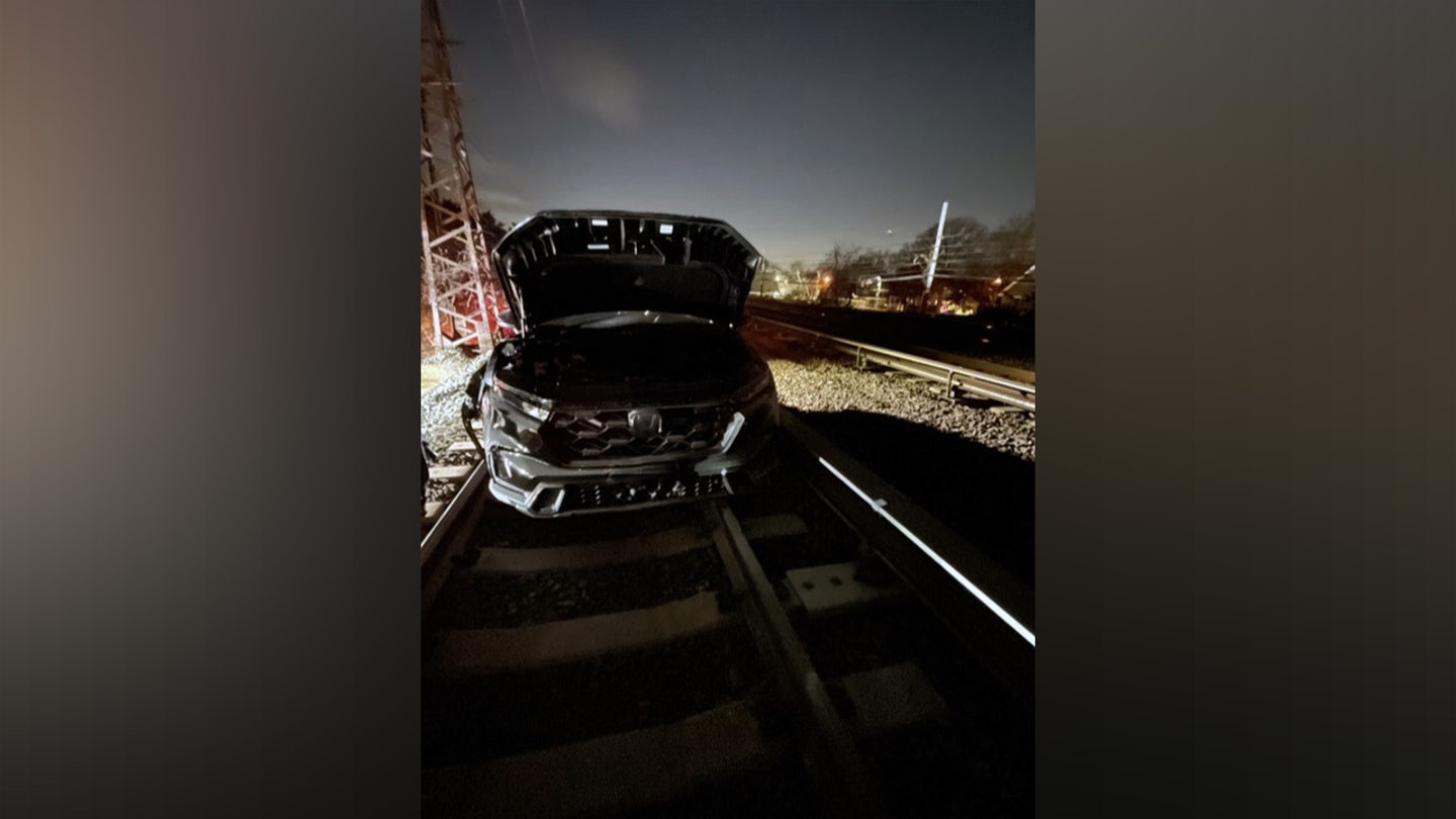 Intoxicated Joyride on Train Tracks Ends in SUV Fire, Charges for Driver