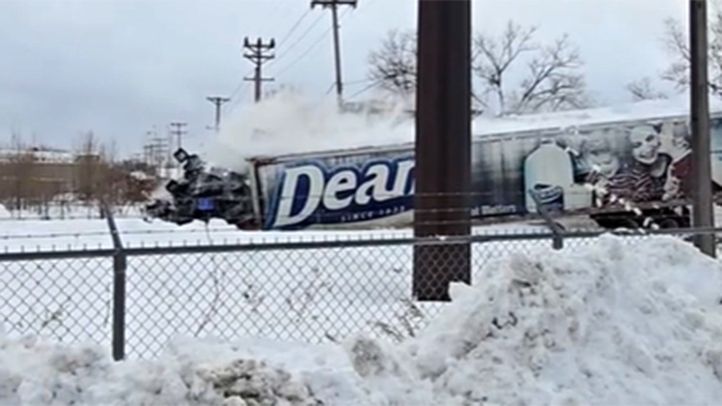 Train's Terrifying Crash into Milk Truck: A Bystander's Shocking Account