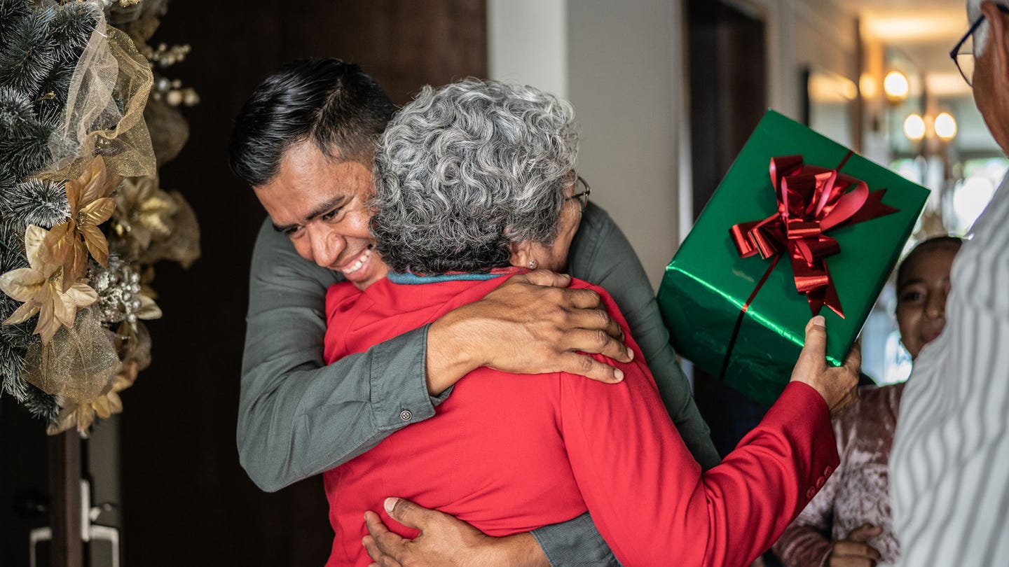gift senior woman
