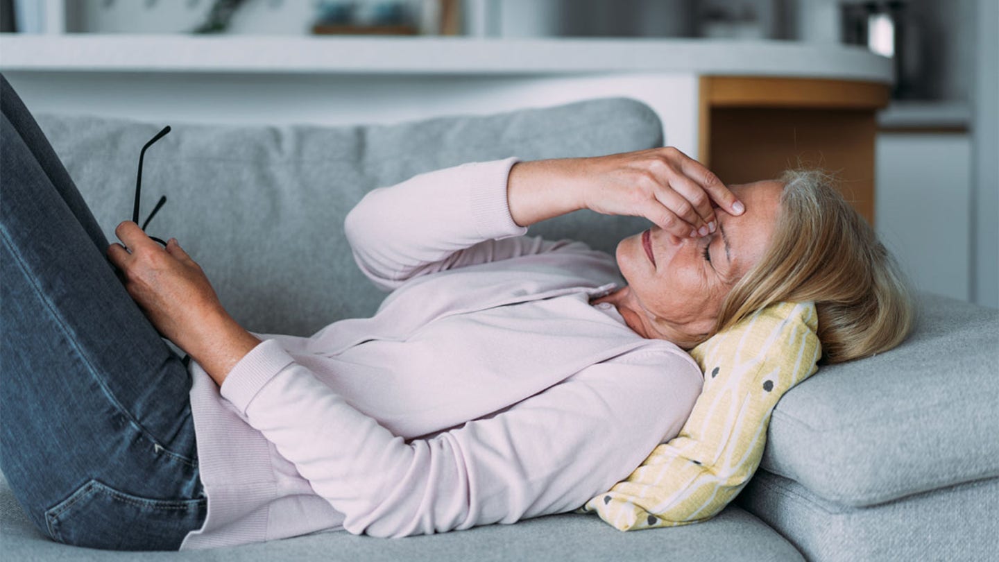 sick older woman