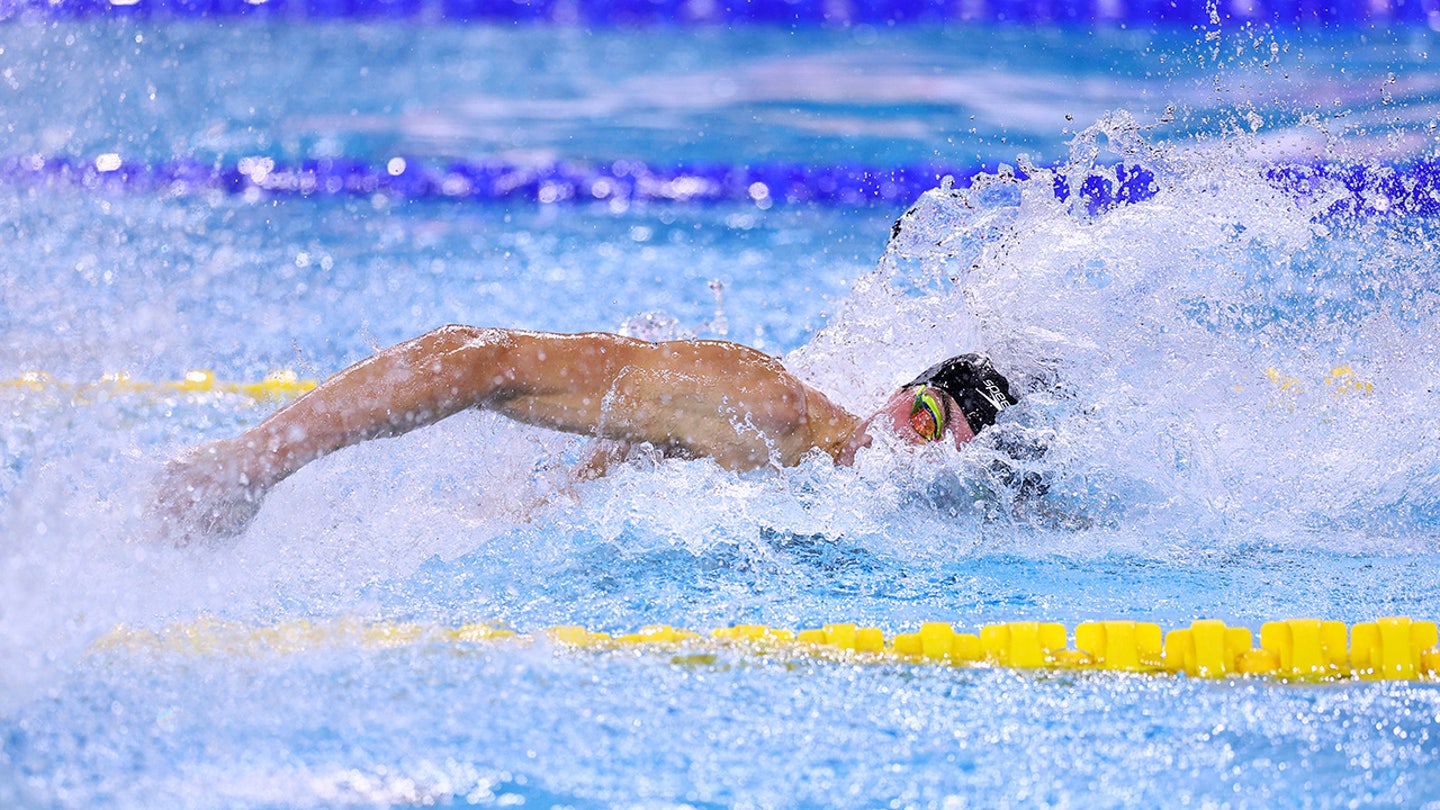 Jack Alexy Captures Individual Gold in 100m Freestyle at World Aquatics Championships