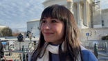 Detransitioner and activist Chloe Cole outside the Supreme Court building during oral arguments in the Skrmetti vs. U.S. case on Dec. 4, 2024.