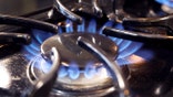 CHICAGO, ILLINOIS - JANUARY 12: In this photo illustration, flames burn on a natural gas-burning stove on January 12, 2023 in Chicago, Illinois. Consumers and politicians have voiced concern after the commissioner of the Consumer Product Safety Commission (CPSC) recently suggested that gas stoves were a health hazard, leading people to believe that they would be banned. (Photo Illustration by Scott Olson/Getty Images)