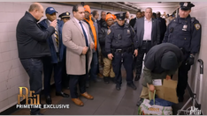 Dr. Phil witnesses tense homeless altercation while touring subway with Mayor Adams