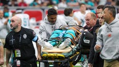 Dolphins give Grant DuBose health update after wide receiver leaves game on stretcher