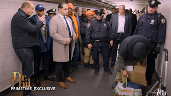 Dr. Phil witnesses tense homeless altercation while touring subway with Mayor Adams