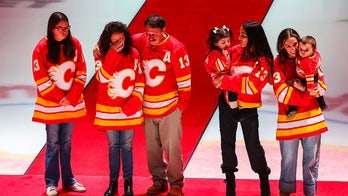 Flames honor Johnny Gaudreau with emotional tribute months after tragic death of NHL star and brother