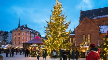 Latvia claims to have displayed the world's first Christmas tree in 1510 adorned with artificial roses