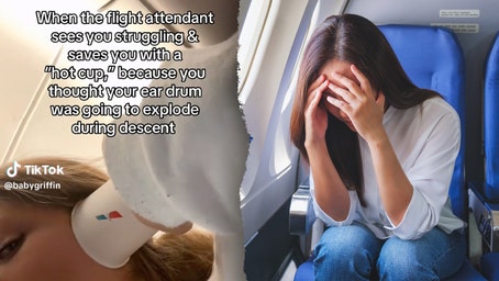 Flight passenger goes viral for revealing how crew member 'saved' her from 'airplane ear'