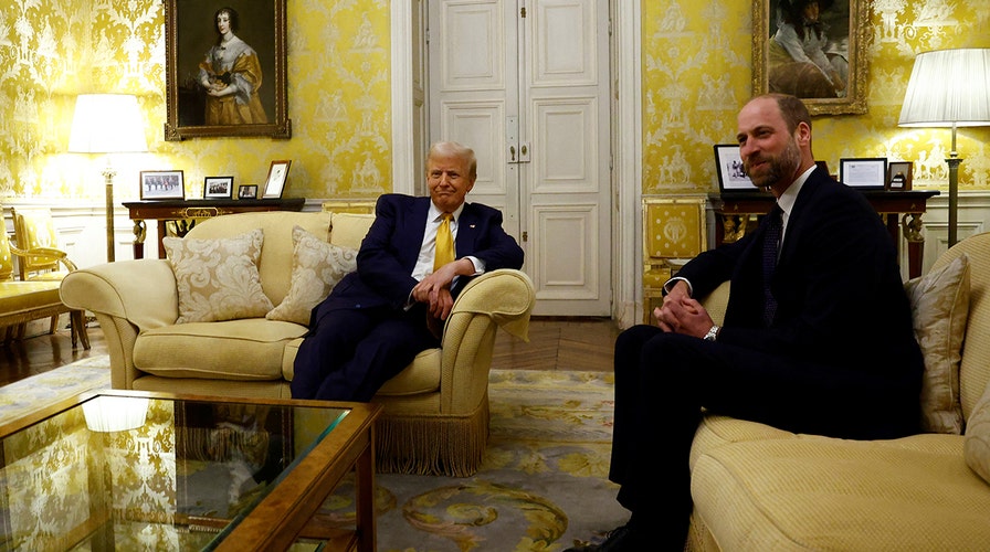 Trump and Prince William meet in Paris