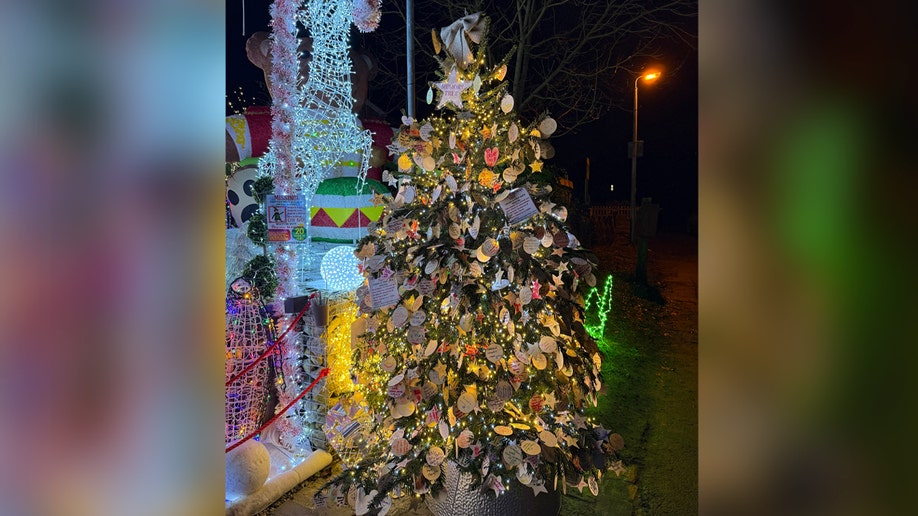 memory tree at Clark home