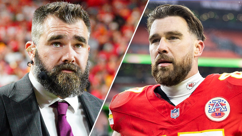 Travis, Jason Kelce critical of Ohio lawmaker's bill outlawing flag planting on Buckeye's field: 'Feels soft'