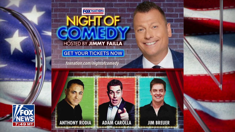 Jimmy Failla, trio of comedic geniuses set to take stage at Fox Nation's first-ever 'Night of Comedy' event