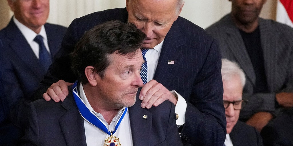 Michael J. Fox honored with Presidential Medal of Freedom for Parkinson's research efforts