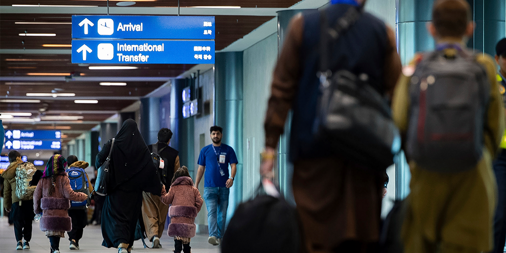 Afghans land in the Philippines for visa processing ahead of resettlement in US