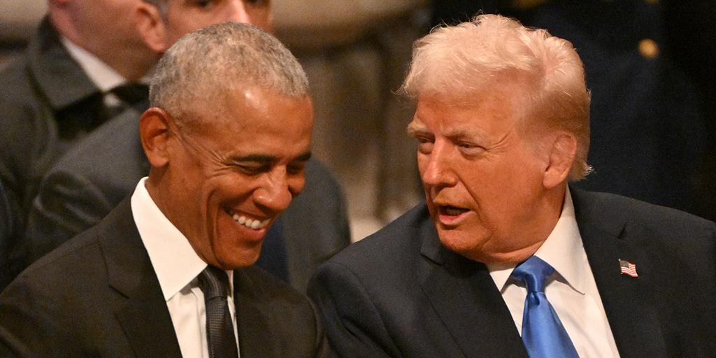 Trump quips he'd 'love' to run against Obama in hypothetical third-term presidency