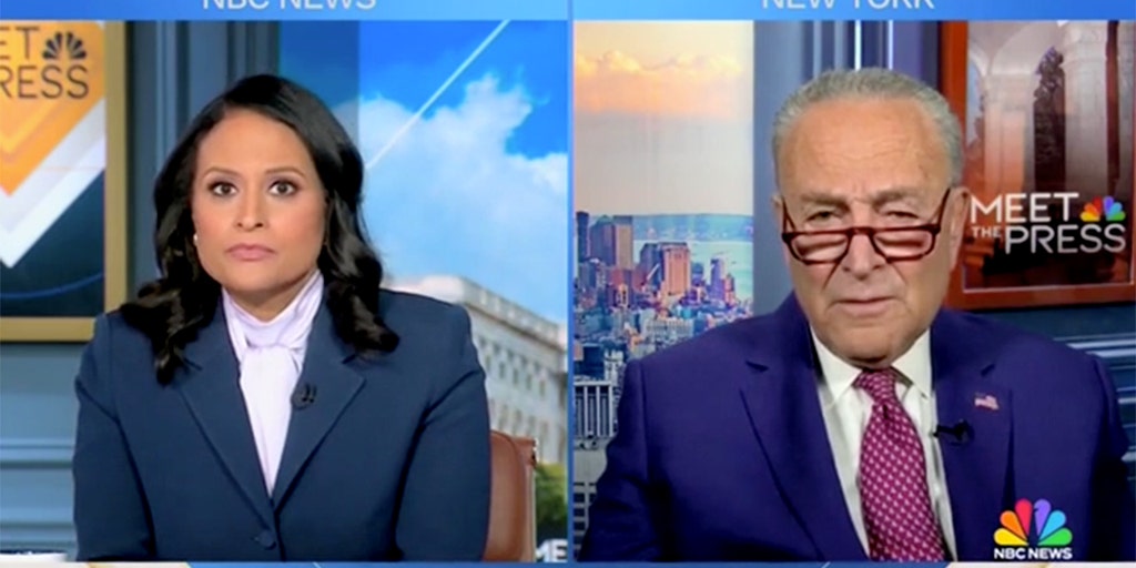 Chuck Schumer confronted with old clip of himself declaring Biden's decline 'right-wing propaganda'