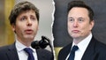 Elon Musk, right, has cast doubt on whether there is enough funding available to follow through on a $500 billion AI infrastructure project announced by President Donald Trump on Tuesday. OpenAI CEO Sam Altman, left, pushed back on Musk's claims. (Getty Images / Getty Images) - Fox News