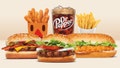 The six mix-and-match menu items are shown for Burger King's $5 Duos and $7 Trios. - Fox News