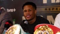 Devin Haney and speaks to media after winning the World Lightweight Championship bout between George Kambosos Jr. of Australia and Devin Haney of the United States at Rod Laver Arena on October 16, 2022 in Melbourne, Australia. - Fox News