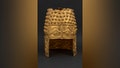 This undated image provided by the Drents Museum shows the golden Cotofenesti helmet. - Fox News