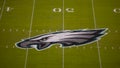 A detailed view of the Philadelphia Eagles logo at midfield prior to the game against the Dallas Cowboys at Lincoln Financial Field on November 1, 2020 in Philadelphia, Pennsylvania. - Fox News