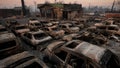 Cars are left charred inside a dealership in the aftermath of the Eaton Fire Friday, Jan. 10, 2025 in Altadena, Calif. - Fox News