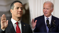 Senator Bernie Moreno, left, and President Joe Biden, right - Fox News