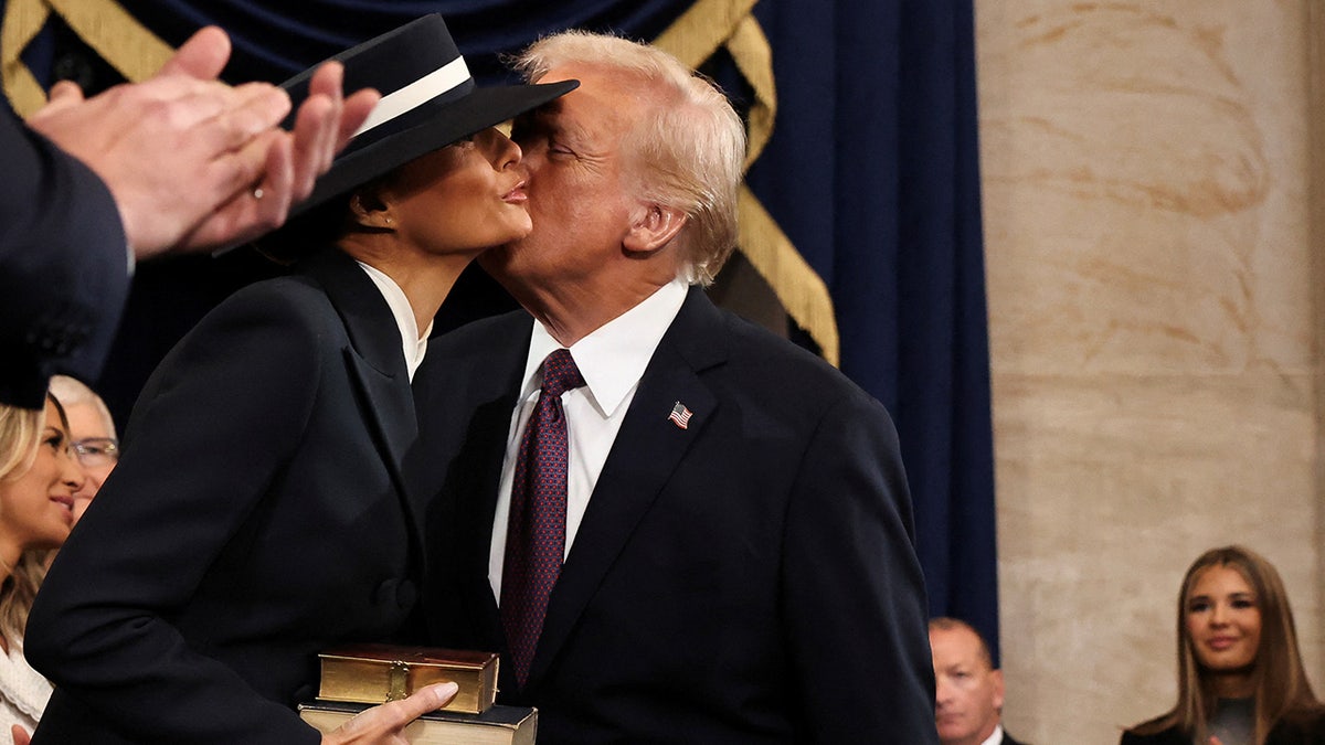 Donald Trump, who was elected President of the United States, as the kitchen came to the inauguration of Trump