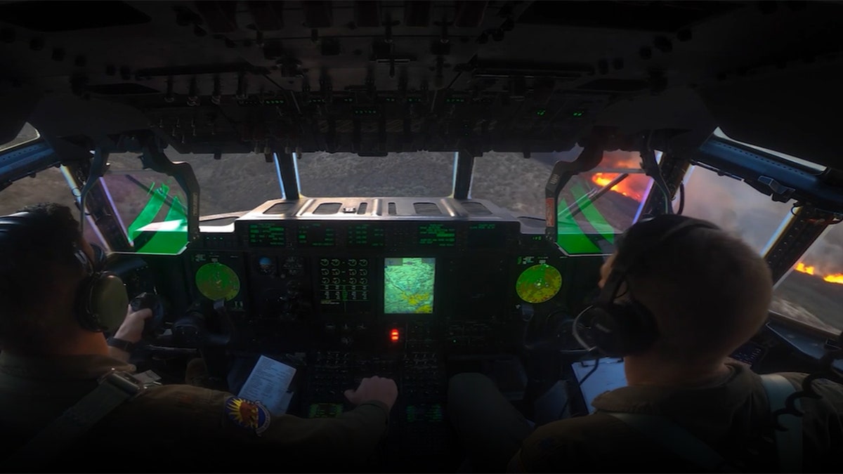 Cockpit presumption    of firefighters battling Hughes Fire