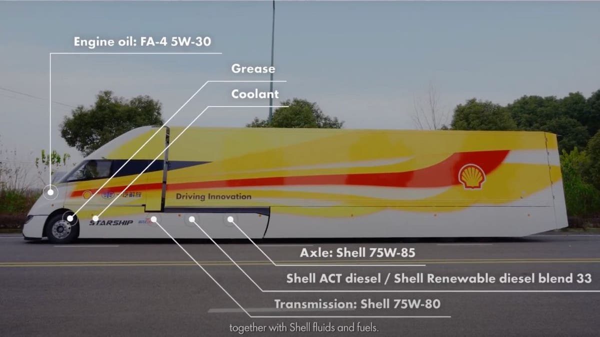 Masa depan angkutan truk semakin maju dalam rig besar eksperimental Shell