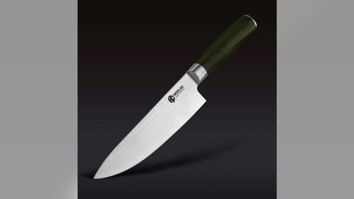 This chef's knife is as beautiful as it is sharp.?