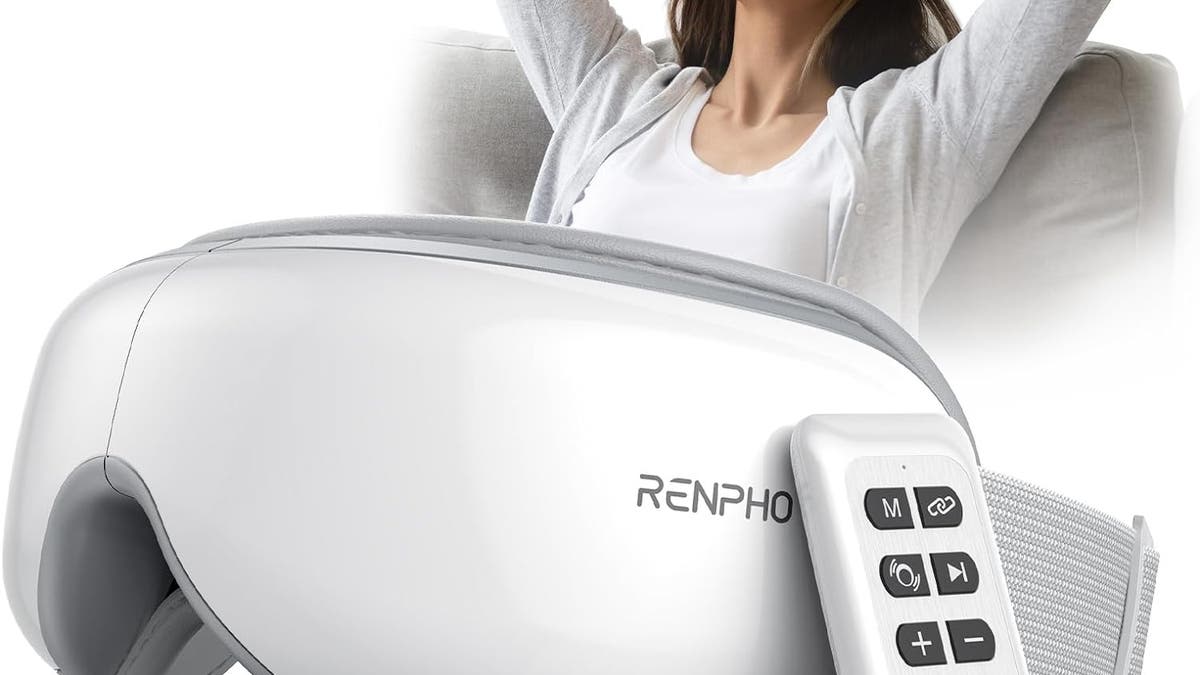 Help him relax with a Bluetooth eye massager. 
