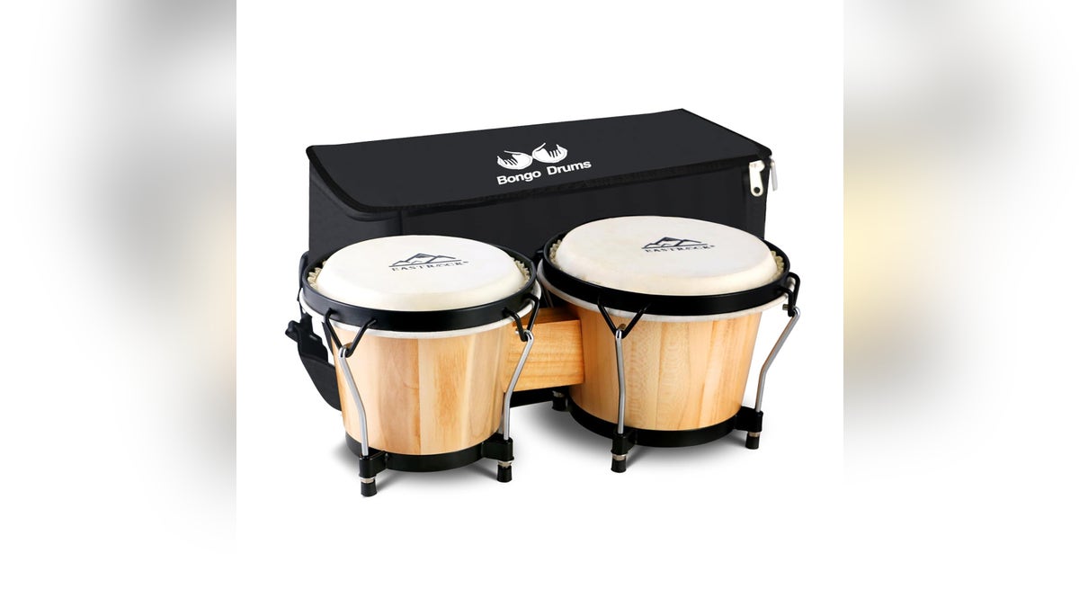 Bongos are an affordable, easy instrument to play. 