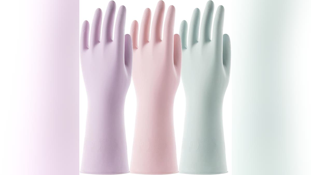 Keep your hands safe when using harsh cleaners with these gloves. 