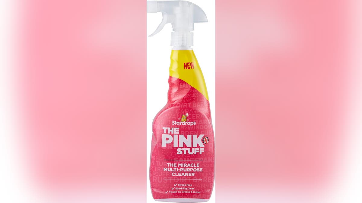 This miracle multi-surface spray gets all surfaces clean. 