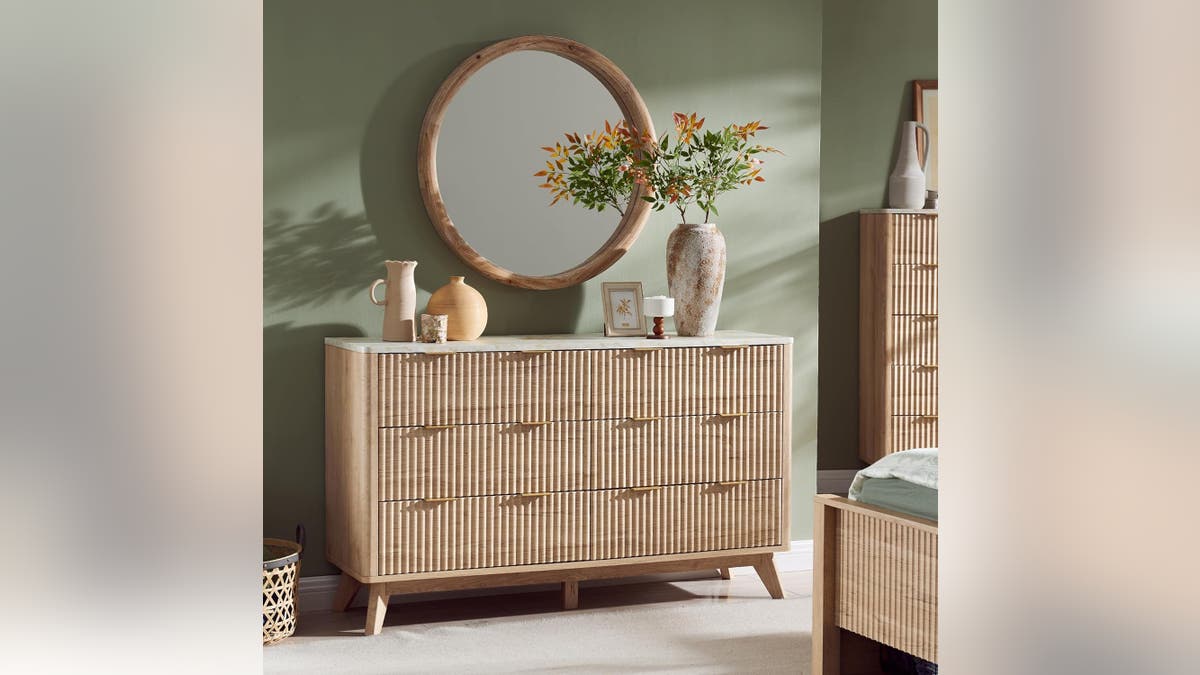 Add a beautiful modern nightstand to your room. 