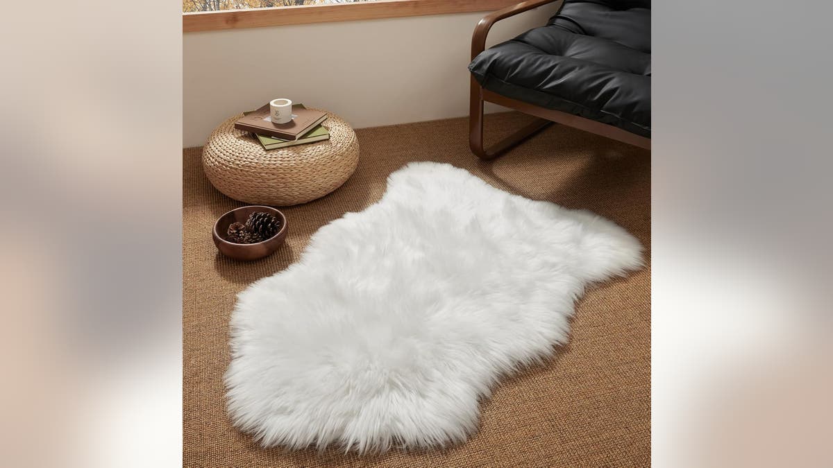 A soft rug adds some class to any room.?