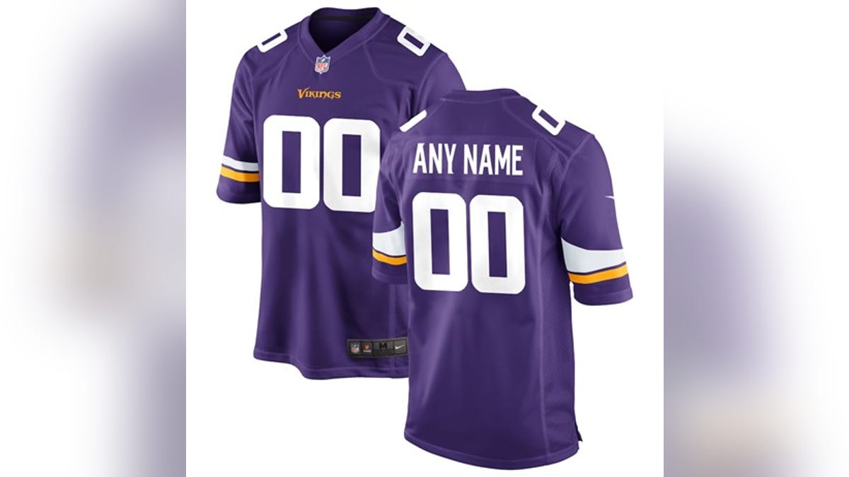 Choose your favorite player and customize your new Vikings jersey.