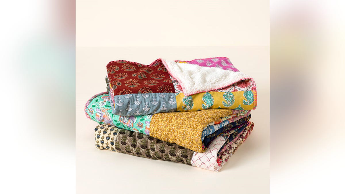 A recycled blanket is a comfortable and eco-friendly gift.