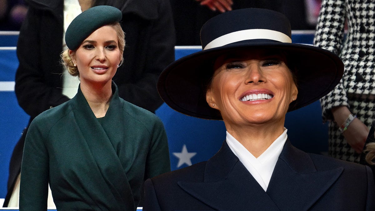 Ivanka Trump and Melania Trump on Inauguration Day.