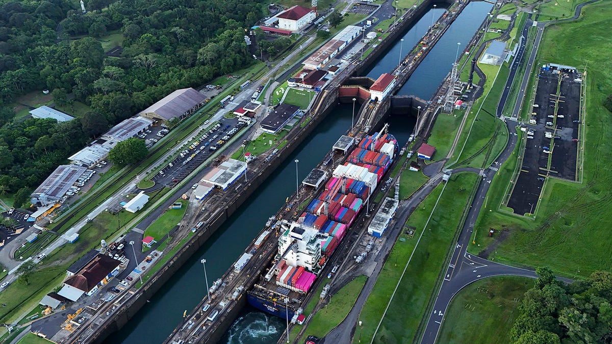 Panama Canal aerial photography