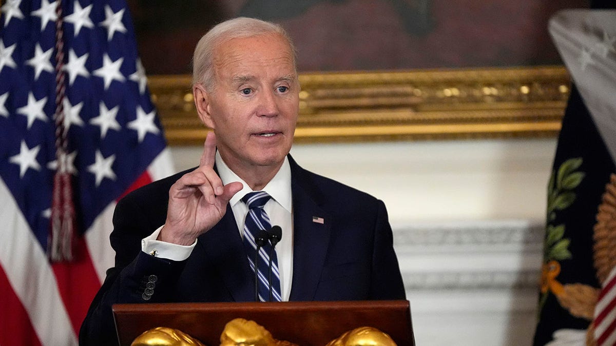 Biden at a White House reception