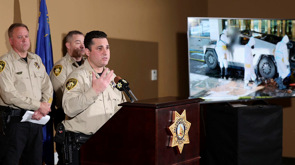 Las Vegas police update on Cybertruck explosion