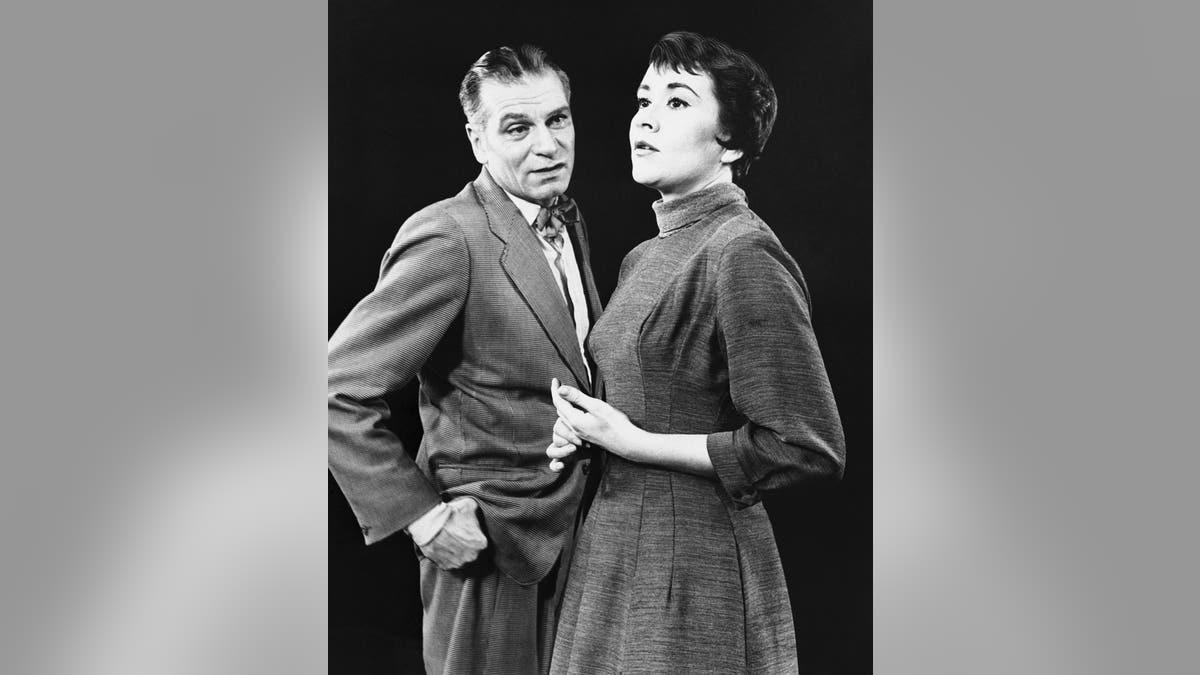 Laurence Olivier and English actress Joan Plowrigh