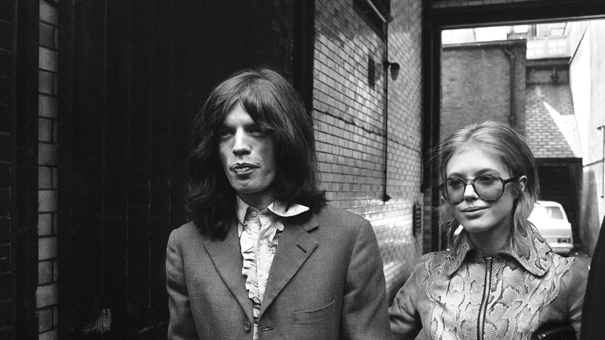 Marianne Faithfull and Jagger