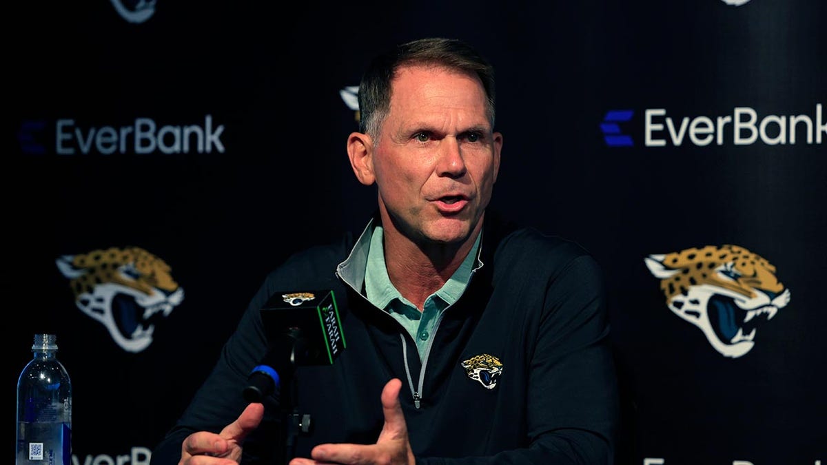 Trent Baalke in conference