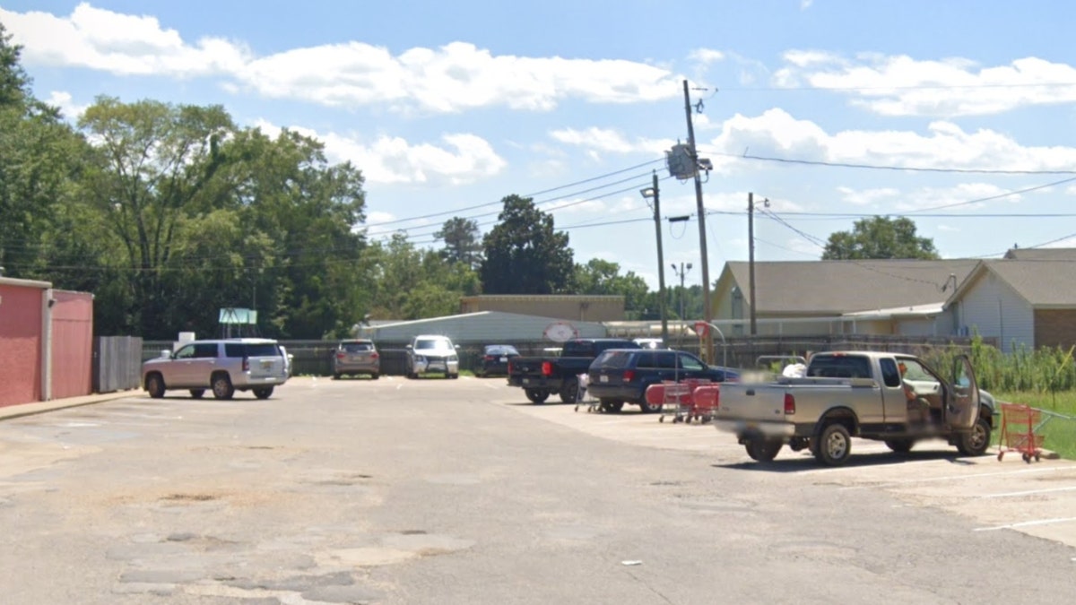 The parking lot where the alleged kidnapping took place